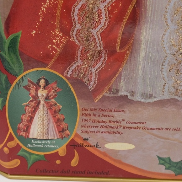 BARBIE HAPPY HOLIDAYS 1997 Special Edition 10th Anniversary 5th in Series Rare - Picture 3 of 16
